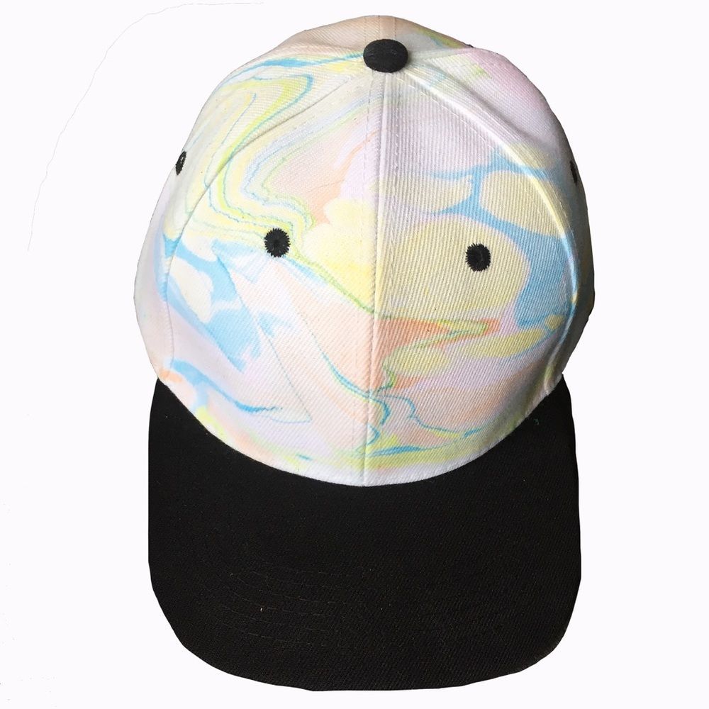 Marbled baseball cap